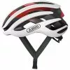 Abus AirBreaker Casco Strada, Bianco/Rosso
