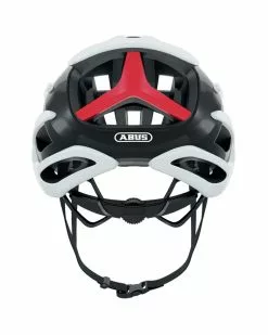Abus AirBreaker Casco Strada, Bianco/Rosso -Vendite Caschi abus airbreaker casco strada bianco rosso 2