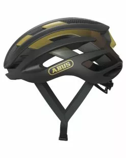 Abus AirBreaker Casco Strada, Nero/Oro