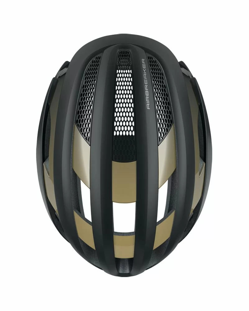 Abus AirBreaker Casco Strada, Nero/Oro 6 Abus AirBreaker Casco Strada, Nero/Oro - immagine 4