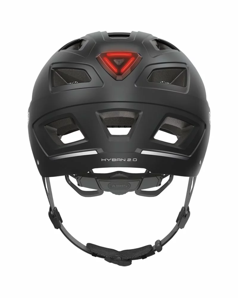 Abus Hyban 2.0 Casco Urban, Velvet Black 5 Abus Hyban 2.0 Casco Urban, Velvet Black - immagine 3
