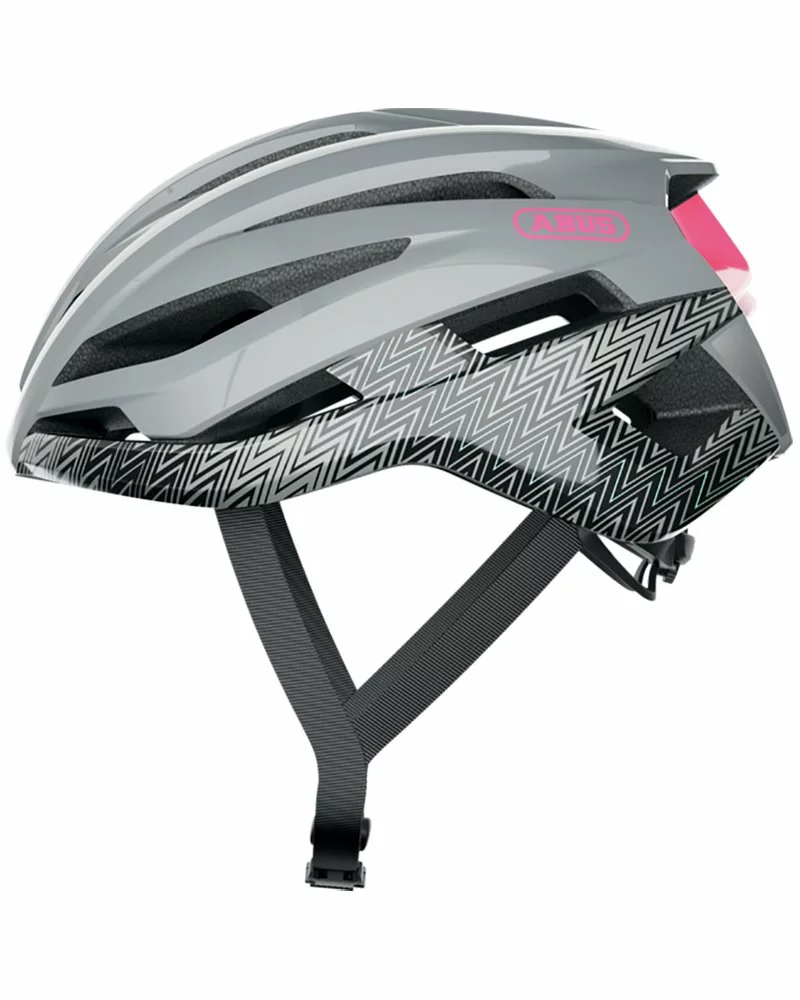 Abus StormChaser Casco Strada, Grigio ZigZag 3 Abus StormChaser Casco Strada, Grigio ZigZag