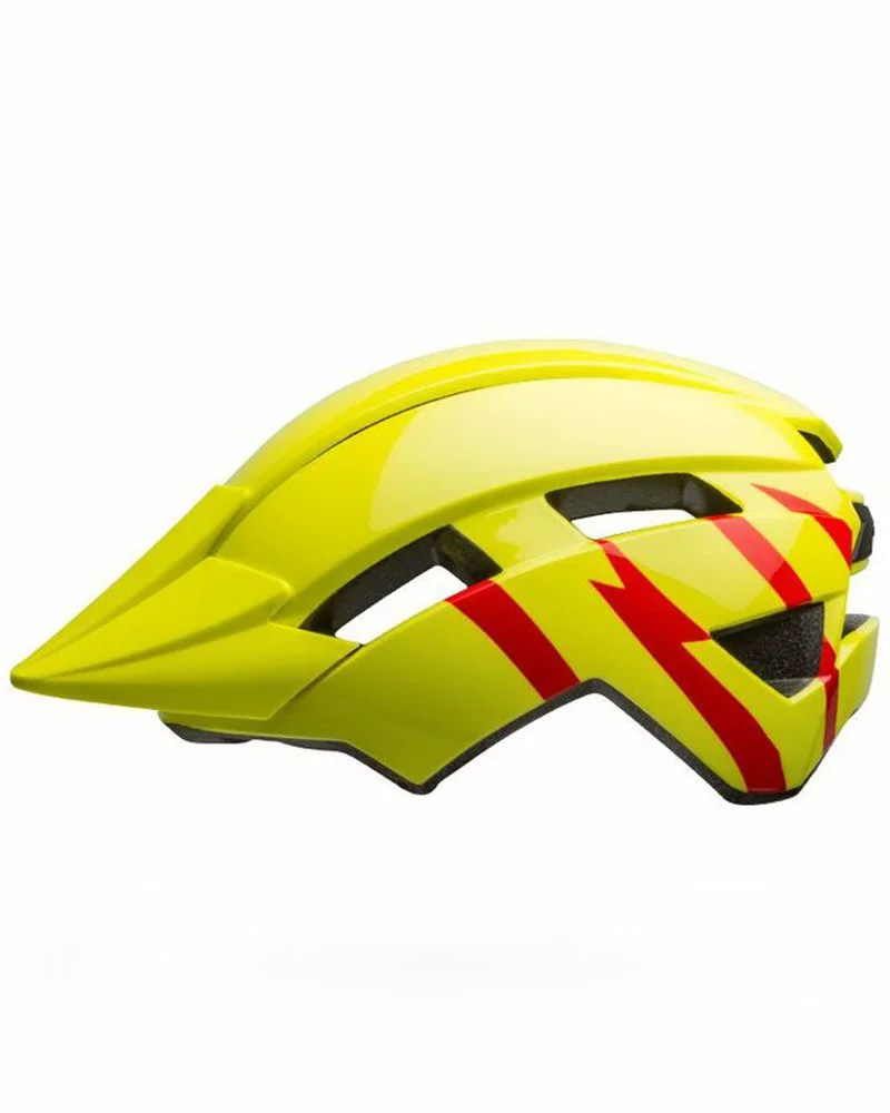 Bell Sidetrack II Casco Kids, Strike Hi-Viz/Red - Lucido 6 Bell Sidetrack II Casco Kids, Strike Hi-Viz/Red - Lucido - immagine 4