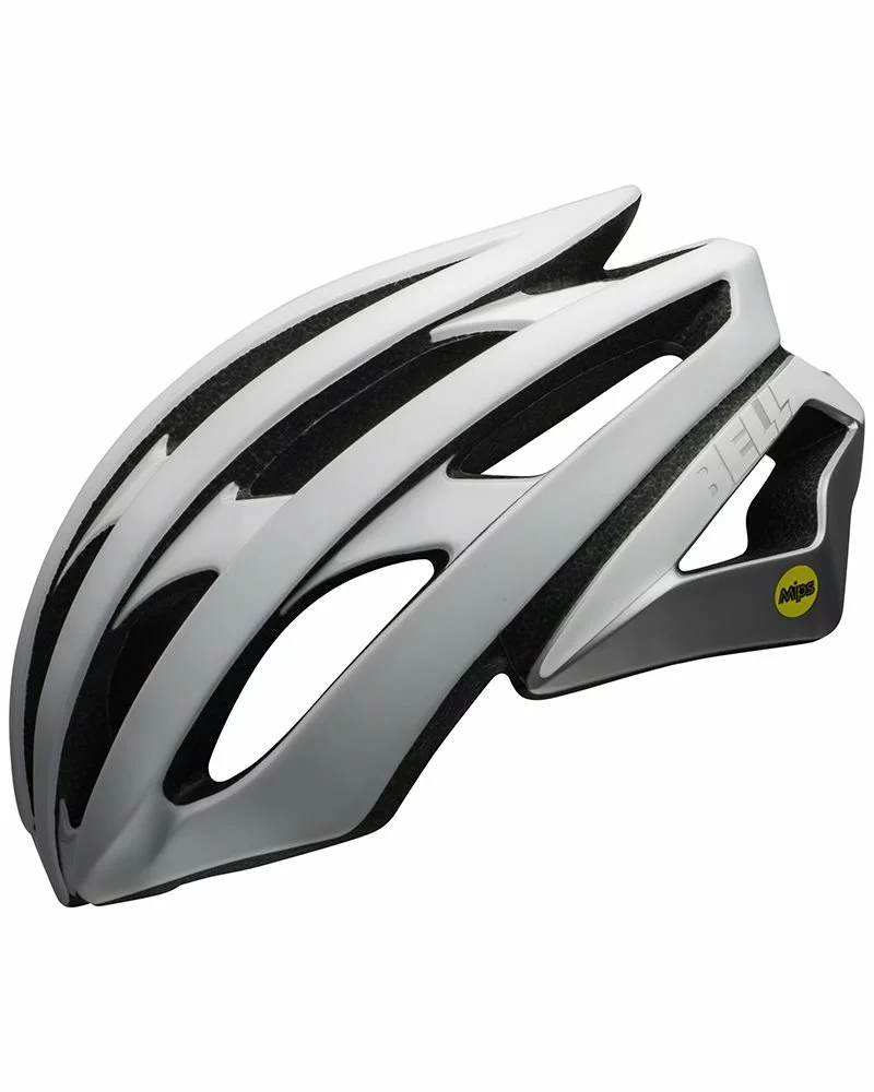 Bell Stratus MIPS Casco Strada, Bianco/Argento - Opaco/Lucido 5 Bell Stratus MIPS Casco Strada, Bianco/Argento - Opaco/Lucido - immagine 3