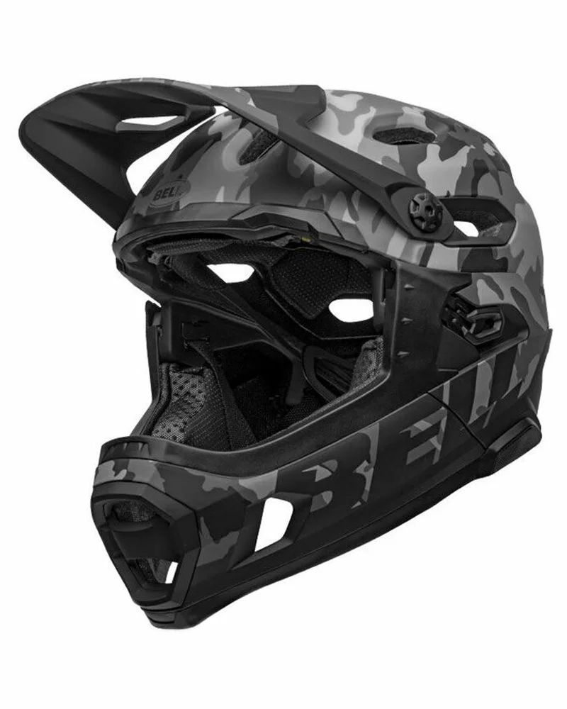 Bell Super DH Spherical MIPS Casco MTB, Nero Camo - Opaco/Lucido 5 Bell Super DH Spherical MIPS Casco MTB, Nero Camo - Opaco/Lucido - immagine 3