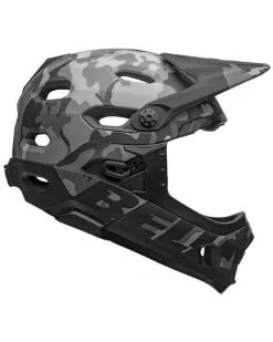 Bell Super DH Spherical MIPS Casco MTB, Nero Camo - Opaco/Lucido