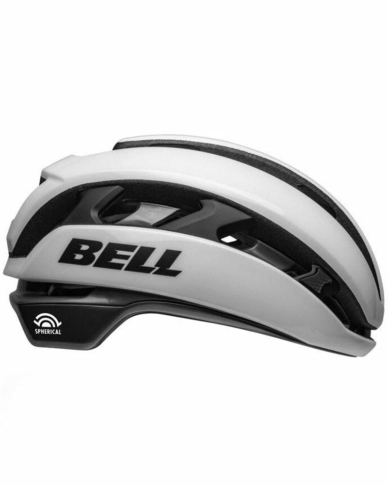 Bell XR Spherical Casco Ciclismo, Bianco/Nero - Opaco/Lucido 3 Bell XR Spherical Casco Ciclismo, Bianco/Nero - Opaco/Lucido