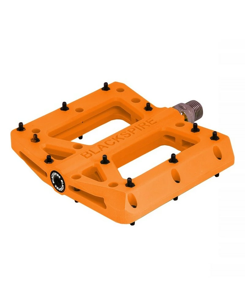 Blackspire Coppia Pedali Nylotrax Arancio Per Enduro/Freeride, Corpo In Nylon 3 Blackspire Coppia Pedali Nylotrax Arancio Per Enduro/Freeride, Corpo In Nylon