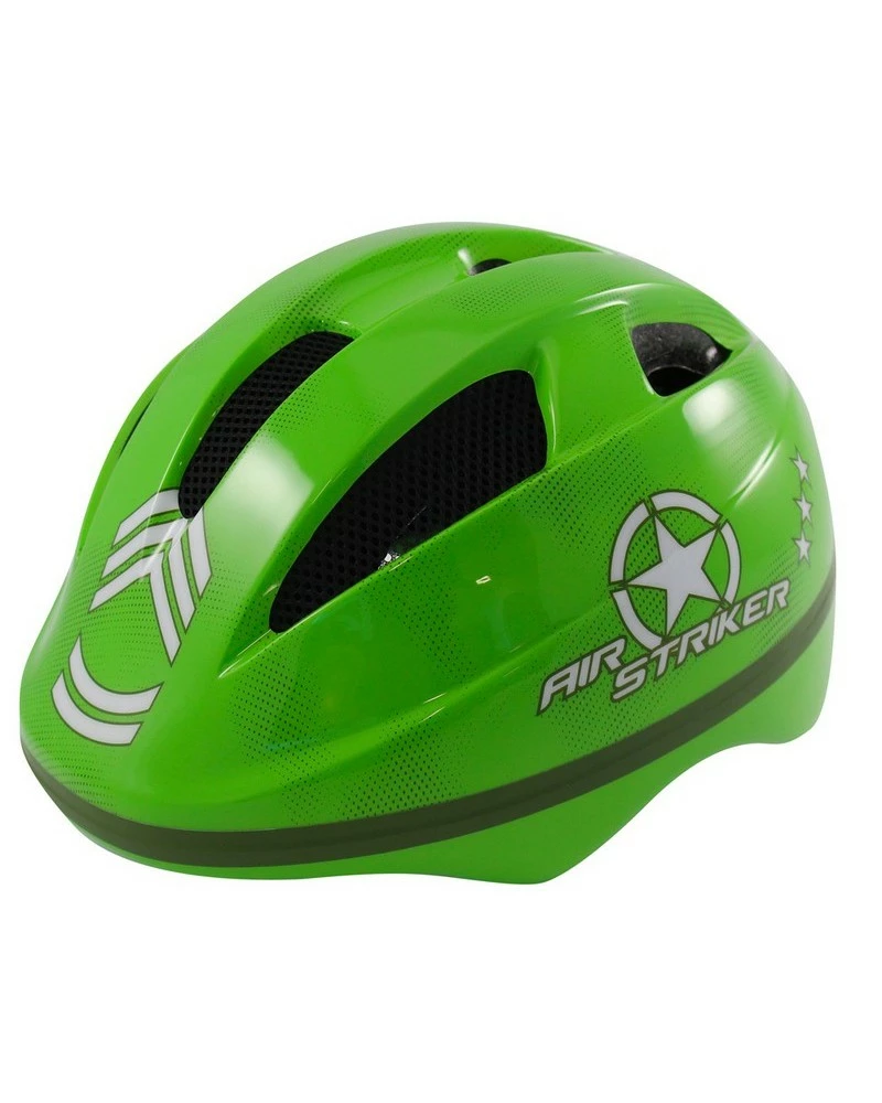 BTA Casco Boy, Calotta Out-Mould, Taglia Xs, 48-52Cm, Fantasia Air Stricker, Verde 3 BTA Casco Boy, Calotta Out-Mould, Taglia Xs, 48-52Cm, Fantasia Air Stricker, Verde
