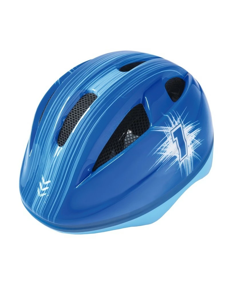 BTA Casco Per Bambino, Calotta Out-Mould, Taglia XS Fantasia Numero 1, Blu 3 BTA Casco Per Bambino, Calotta Out-Mould, Taglia XS Fantasia Numero 1, Blu