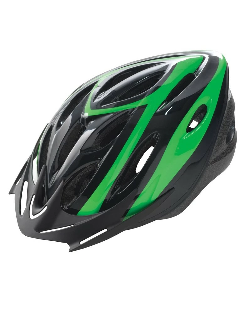 BTA Casco Rider, Calotta Out-Mould, Taglia L Nero Con Grafica Verde 3 BTA Casco Rider, Calotta Out-Mould, Taglia L Nero Con Grafica Verde
