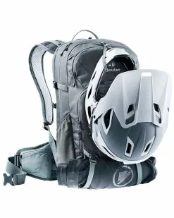 Deuter Attack 20 Zaino Ciclismo Paraschiena Idrico Compatibile, Graphite/Shale -Vendite Caschi deuter attack 20 zaino ciclismo paraschiena idrico compatibile graphite shale 5