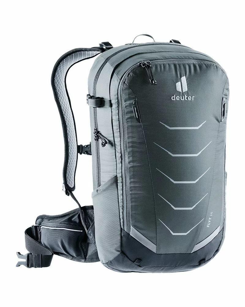 Deuter Flyt 14 Zaino Ciclismo Paraschiena Idrico Compatibile, Grafite/Nero 4 Deuter Flyt 14 Zaino Ciclismo Paraschiena Idrico Compatibile, Grafite/Nero - immagine 2