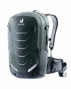 Deuter Flyt 14 Zaino Ciclismo Paraschiena Idrico Compatibile, Grafite/Nero