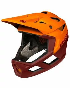 Endura MT500 Full Face Casco MTB, Mandarino