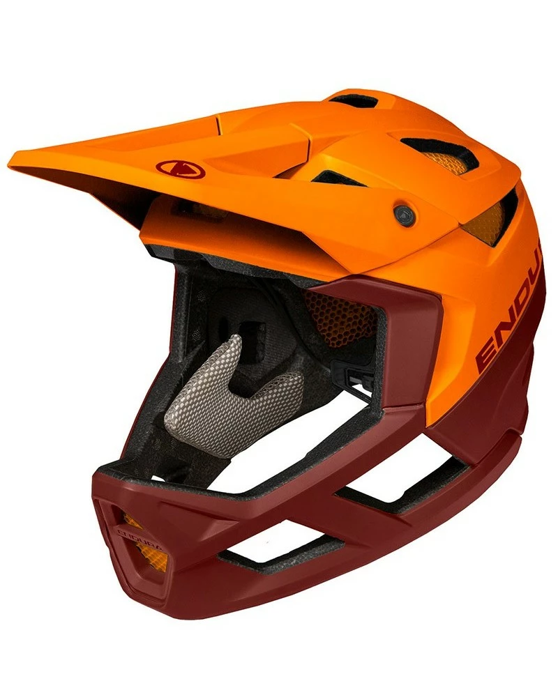 Endura MT500 Full Face Casco MTB, Mandarino 3 Endura MT500 Full Face Casco MTB, Mandarino