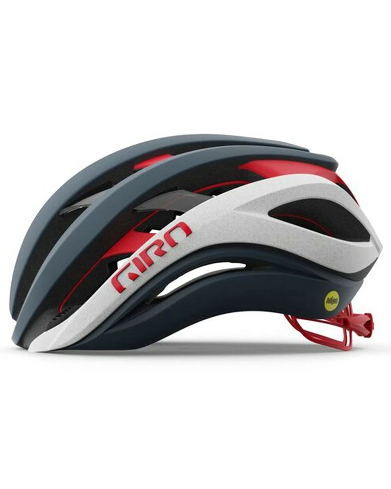 Giro Aether Spherical MIPS Casco Road, Grigio Portaro/Bianco/Rosso Opaco 5 Giro Aether Spherical MIPS Casco Road, Grigio Portaro/Bianco/Rosso Opaco - immagine 3