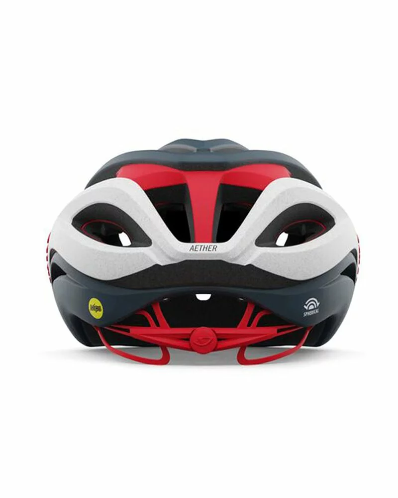 Giro Aether Spherical MIPS Casco Road, Grigio Portaro/Bianco/Rosso Opaco 6 Giro Aether Spherical MIPS Casco Road, Grigio Portaro/Bianco/Rosso Opaco - immagine 4