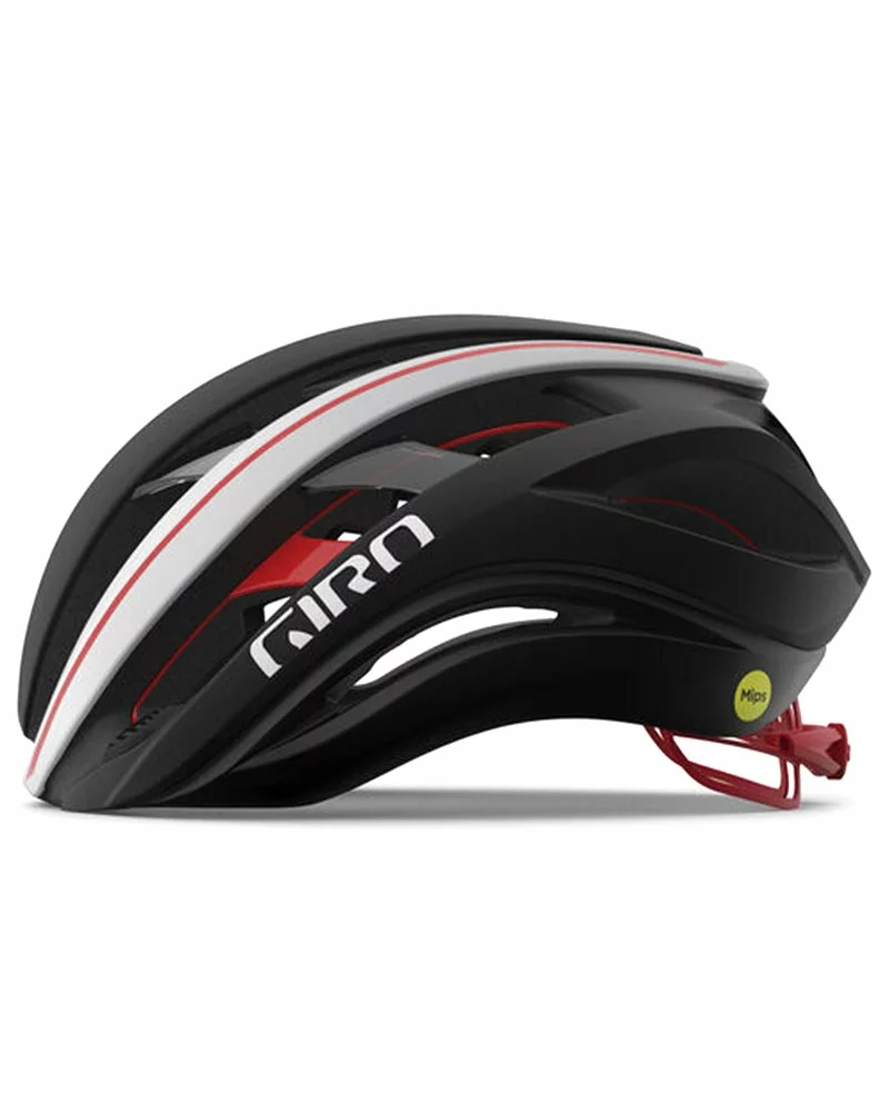 Giro Aether Spherical MIPS Casco Road, Nero/Bianco/Rosso Opaco 4 Giro Aether Spherical MIPS Casco Road, Nero/Bianco/Rosso Opaco - immagine 2