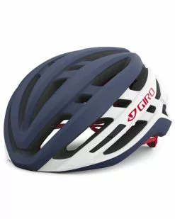 Giro Agilis MIPS Casco Road, Blu/Bianco Opaco - Rosso Lucido