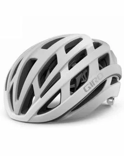 Giro Helios Spherical MIPS Casco Road, Bianco/Argento Opaco