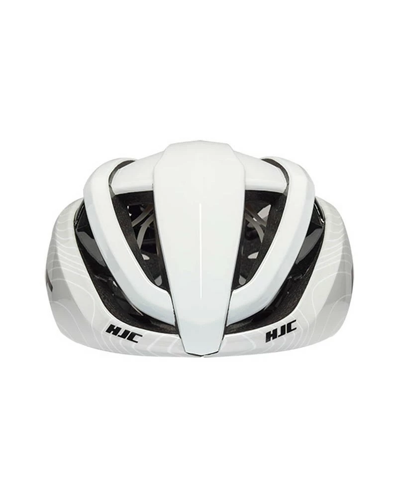 HJC Ibex 2.0 Casco Strada, White Line Grey (Lucido) 4 HJC Ibex 2.0 Casco Strada, White Line Grey (Lucido) - immagine 2