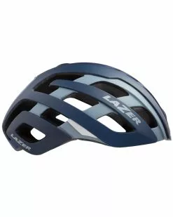 Lazer Century Casco Road + Led Taglia M 55-59 Cm, Blu/Grigio Opaco
