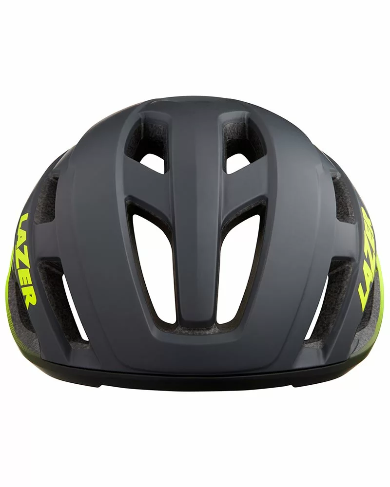 Lazer Strada KinetiCore Casco Road, Grigio Scuro Opaco/Giallo Flash 4 Lazer Strada KinetiCore Casco Road, Grigio Scuro Opaco/Giallo Flash - immagine 2