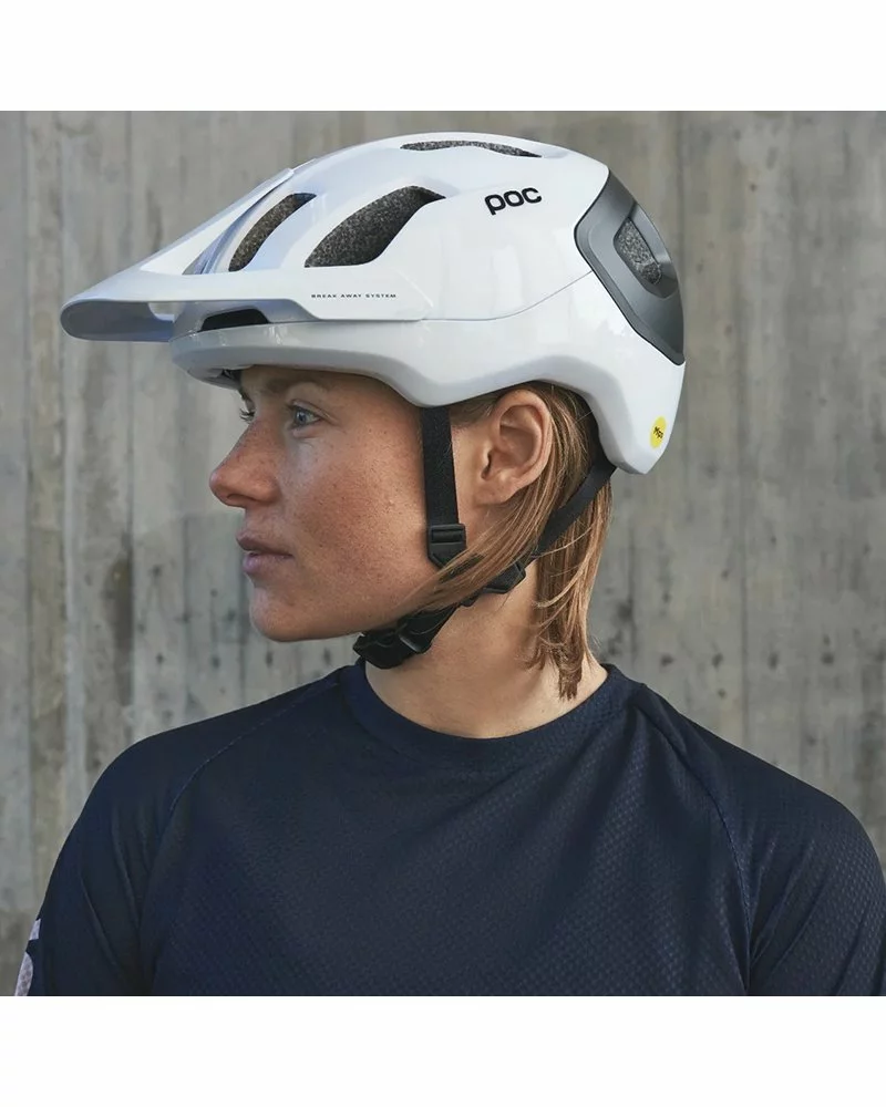 Poc Axion Race MIPS Casco MTB, Hydrogen White/Uranium Black Matt 7 Poc Axion Race MIPS Casco MTB, Hydrogen White/Uranium Black Matt - immagine 5