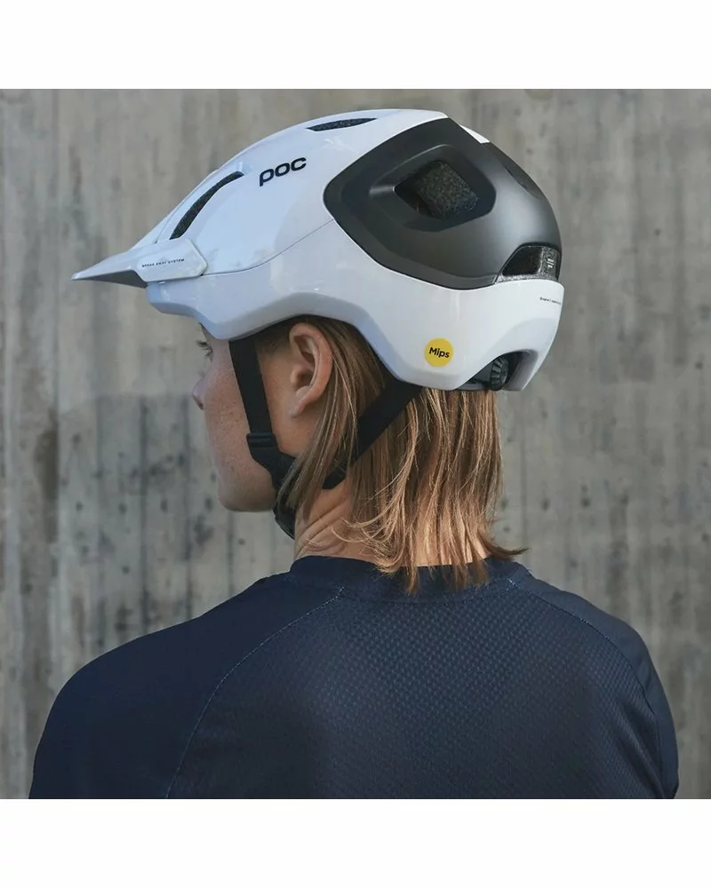 Poc Axion Race MIPS Casco MTB, Hydrogen White/Uranium Black Matt 8 Poc Axion Race MIPS Casco MTB, Hydrogen White/Uranium Black Matt - immagine 6