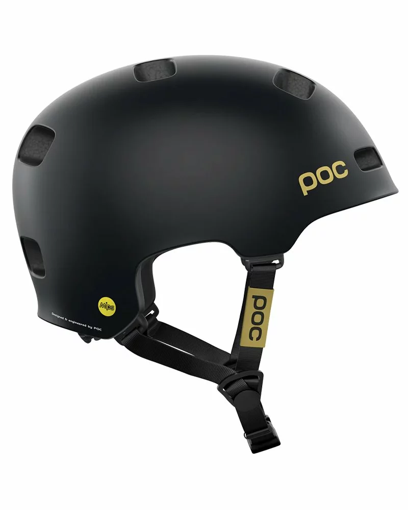 Poc Crane MIPS Fabio Ed. Casco Urban, Uranium Black Matt/Gold 4 Poc Crane MIPS Fabio Ed. Casco Urban, Uranium Black Matt/Gold - immagine 2