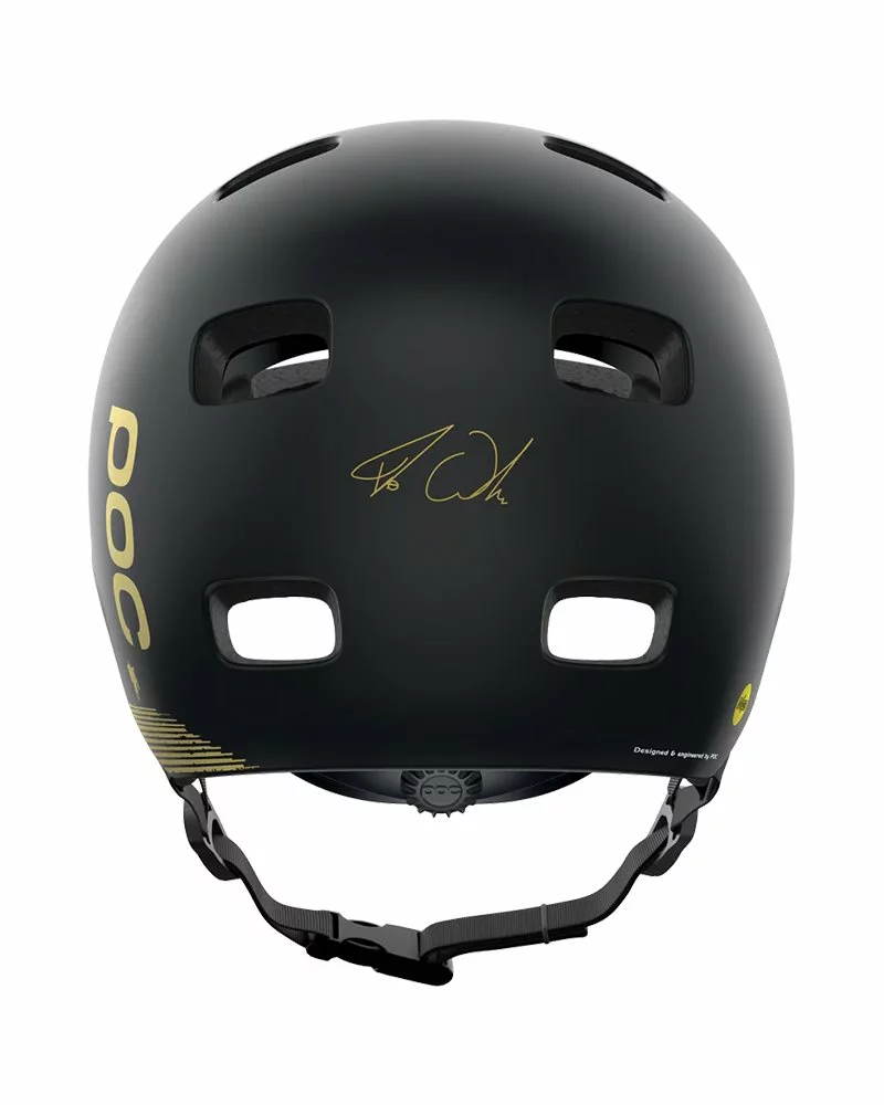 Poc Crane MIPS Fabio Ed. Casco Urban, Uranium Black Matt/Gold 5 Poc Crane MIPS Fabio Ed. Casco Urban, Uranium Black Matt/Gold - immagine 3
