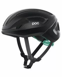 Poc Omne Air Spin Casco Strada, Uranium Black/Fluorite Green Matt