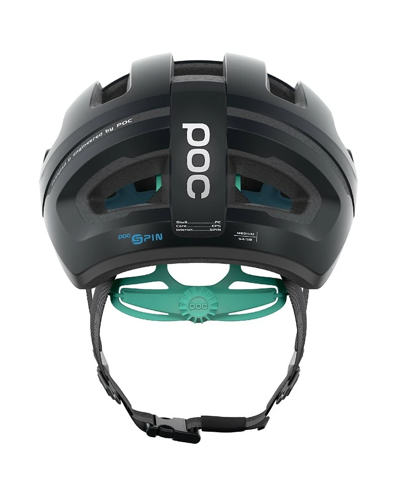 Poc Omne Air Spin Casco Strada, Uranium Black/Fluorite Green Matt 6 Poc Omne Air Spin Casco Strada, Uranium Black/Fluorite Green Matt - immagine 4