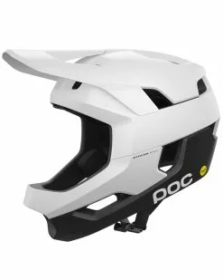 Poc Otocon Race MIPS Casco MTB, Hydrogen White/Uranium Black Matt