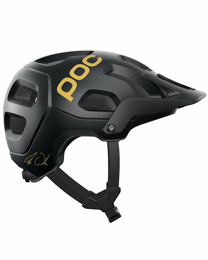 Poc Tectal Fabio Ed. Casco MTB, Uranium Black Matt/Gold 5 Poc Tectal Fabio Ed. Casco MTB, Uranium Black Matt/Gold - immagine 3