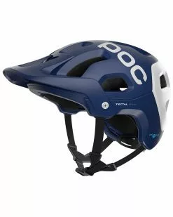 Poc Tectal Race Spin Casco MTB, Lead Blue/Hydrogen White Matt