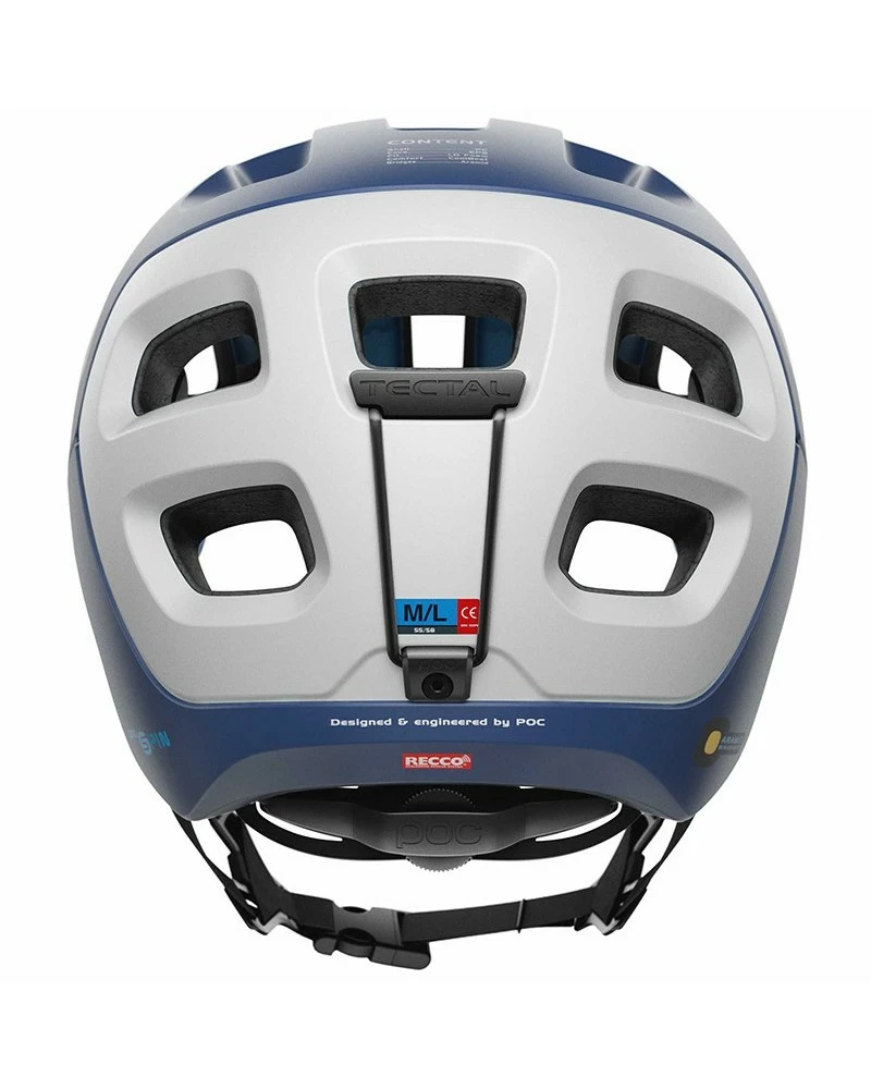 Poc Tectal Race Spin Casco MTB, Lead Blue/Hydrogen White Matt 6 Poc Tectal Race Spin Casco MTB, Lead Blue/Hydrogen White Matt - immagine 4