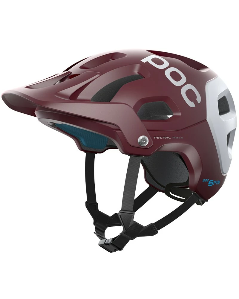 Poc Tectal Race Spin Casco MTB, Propylene Red/Hydrogen White Matt 3 Poc Tectal Race Spin Casco MTB, Propylene Red/Hydrogen White Matt
