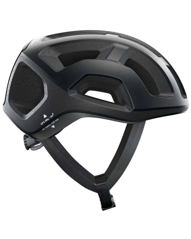 Poc Ventral Lite Casco Strada, Uranium Black Matt 5 Poc Ventral Lite Casco Strada, Uranium Black Matt - immagine 3