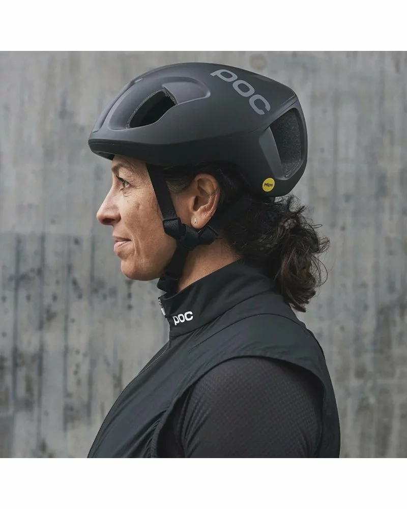 Poc Ventral MIPS Casco Strada, Uranium Black Matt 7 Poc Ventral MIPS Casco Strada, Uranium Black Matt - immagine 5