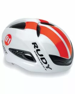Rudy Project Casco Boost 01, Bianco/Rosso Fluo (Lucido)