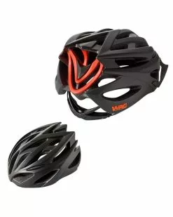 Wag Casco Neutron, Calotta In-Mould, Taglia L, Nero/Rosso