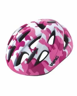Wag Casco Sky Per Bambina, Taglia XS Fantasia Mimetica Rosa, Finitura Opaca