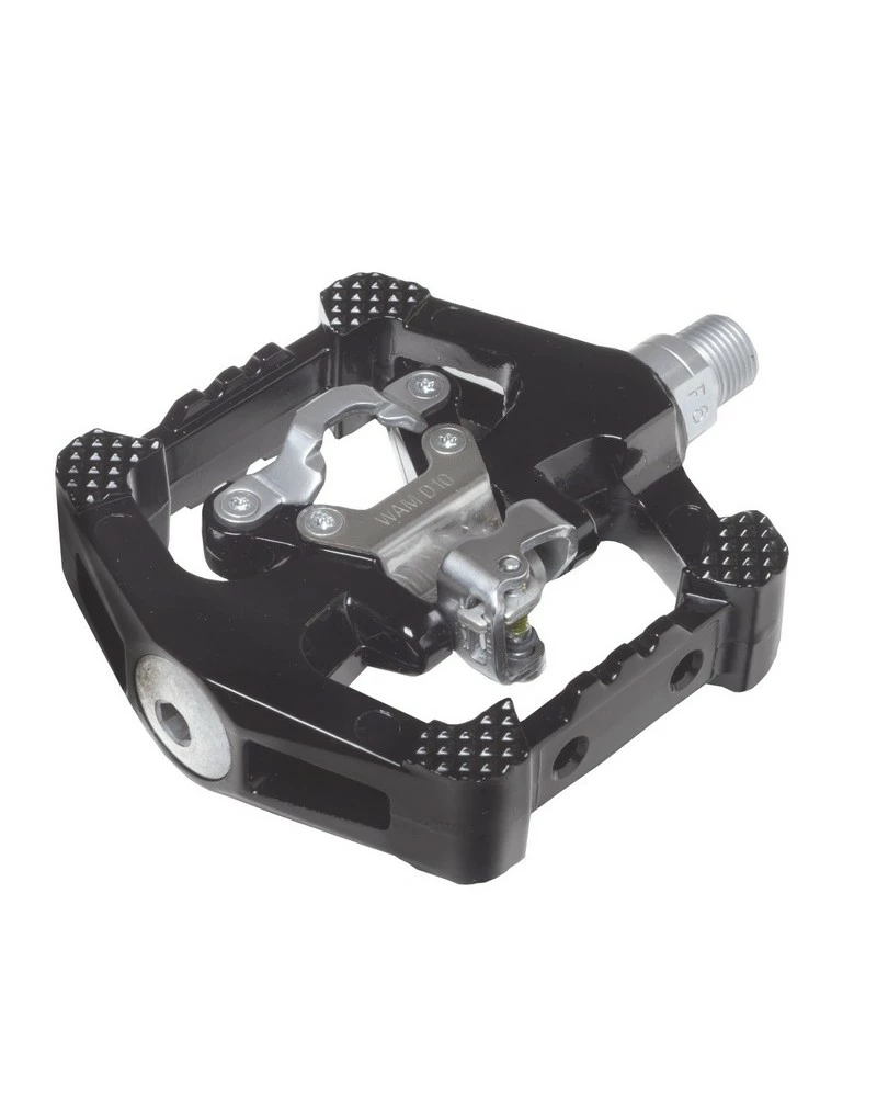 Wellgo Pedali Dual Function, Spd System, Corpo In Magnesio, Perno In Cr-Mo, Nero 3 Wellgo Pedali Dual Function, Spd System, Corpo In Magnesio, Perno In Cr-Mo, Nero